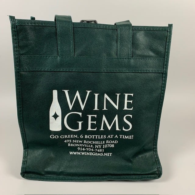 Go Green 6-Btl Reusable Wine Bag