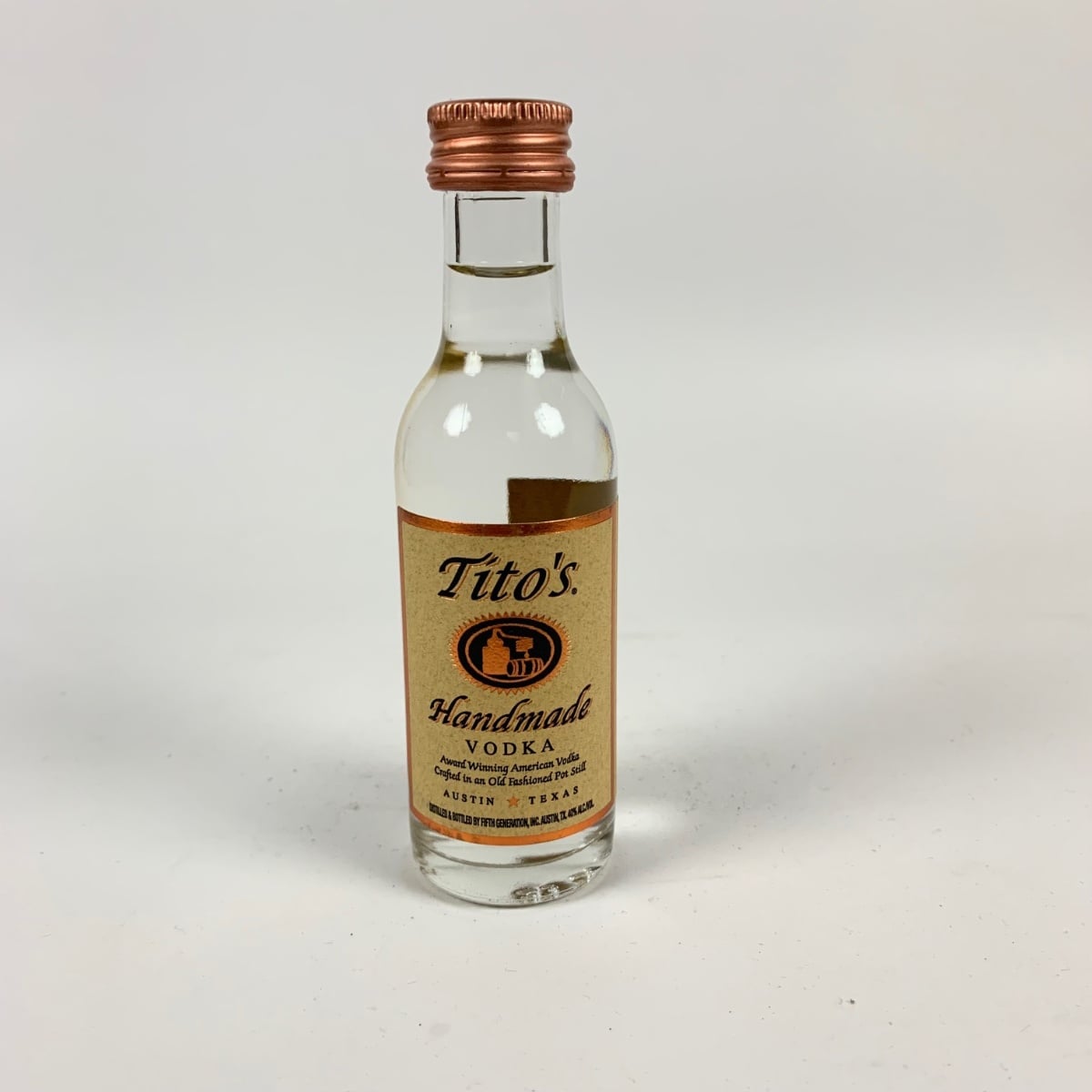 Tito's Handmade Vodka 50ml glass btl